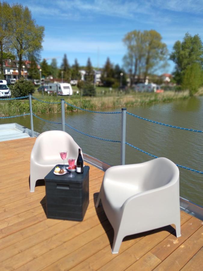 Houseboat Arka 1 - Domki Na Wodzie, Rower Wodny, Wifi, Parking Mielno  Exteriér fotografie